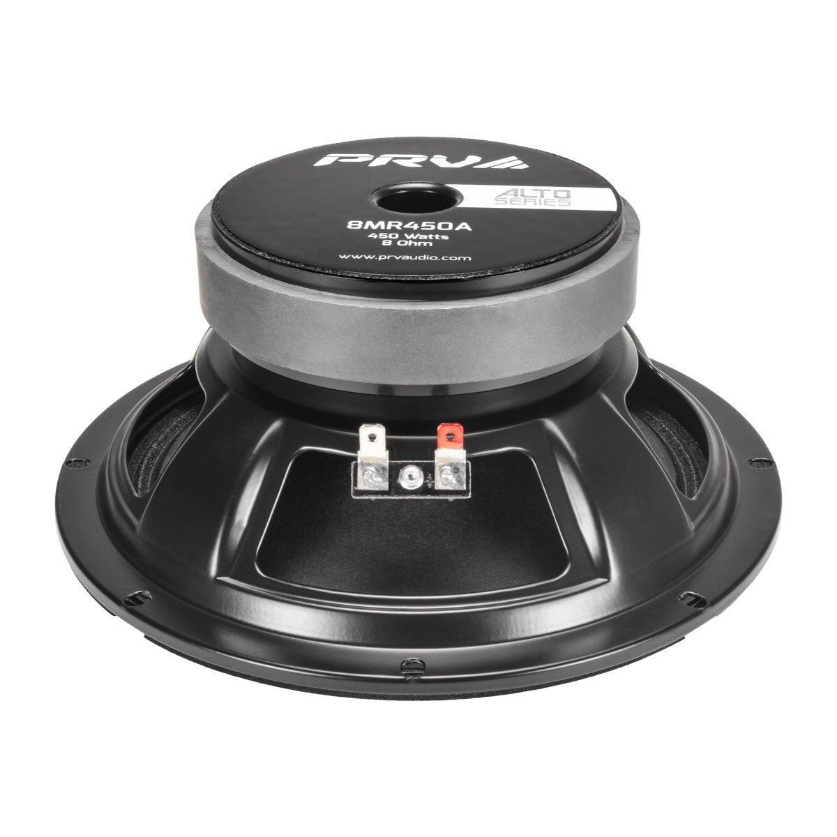 PRV AUDIO 8MR450A 8 Inch Midrange Speaker, 8 Ohms, 450 Watts PRV