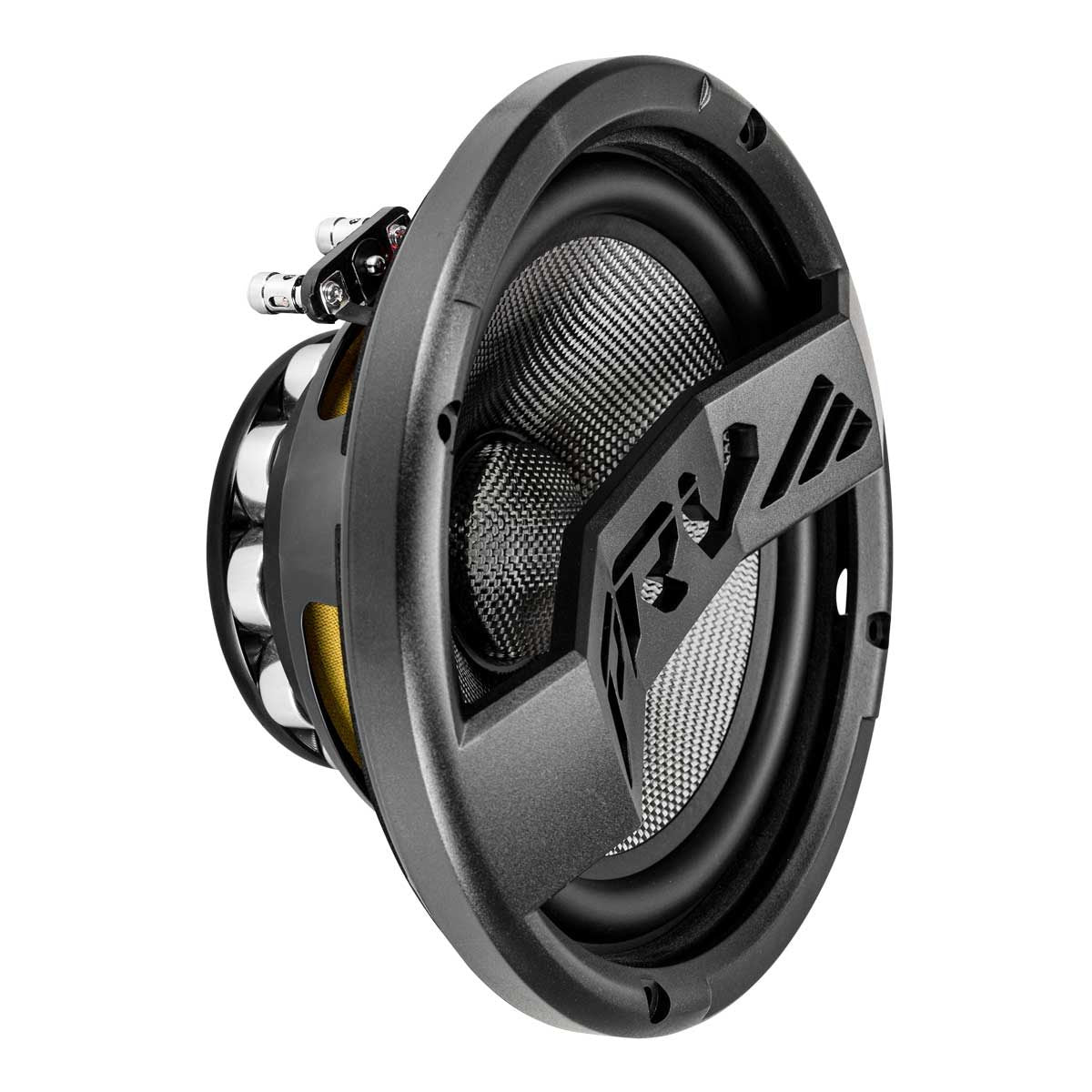 PRV AUDIO Carbon Fiber 8" Midrange Speaker 500 Watts 4 Ohm Neodymium 8MR500CF-NDY-4 Water Resistant Pro PRV