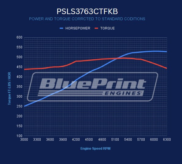 GM LS Compatible 376 c.i. Pro Series Engine - 530 Horsepower - Deluxe Dressed - Black Pulley Kit - Holley Terminator X EFI System
