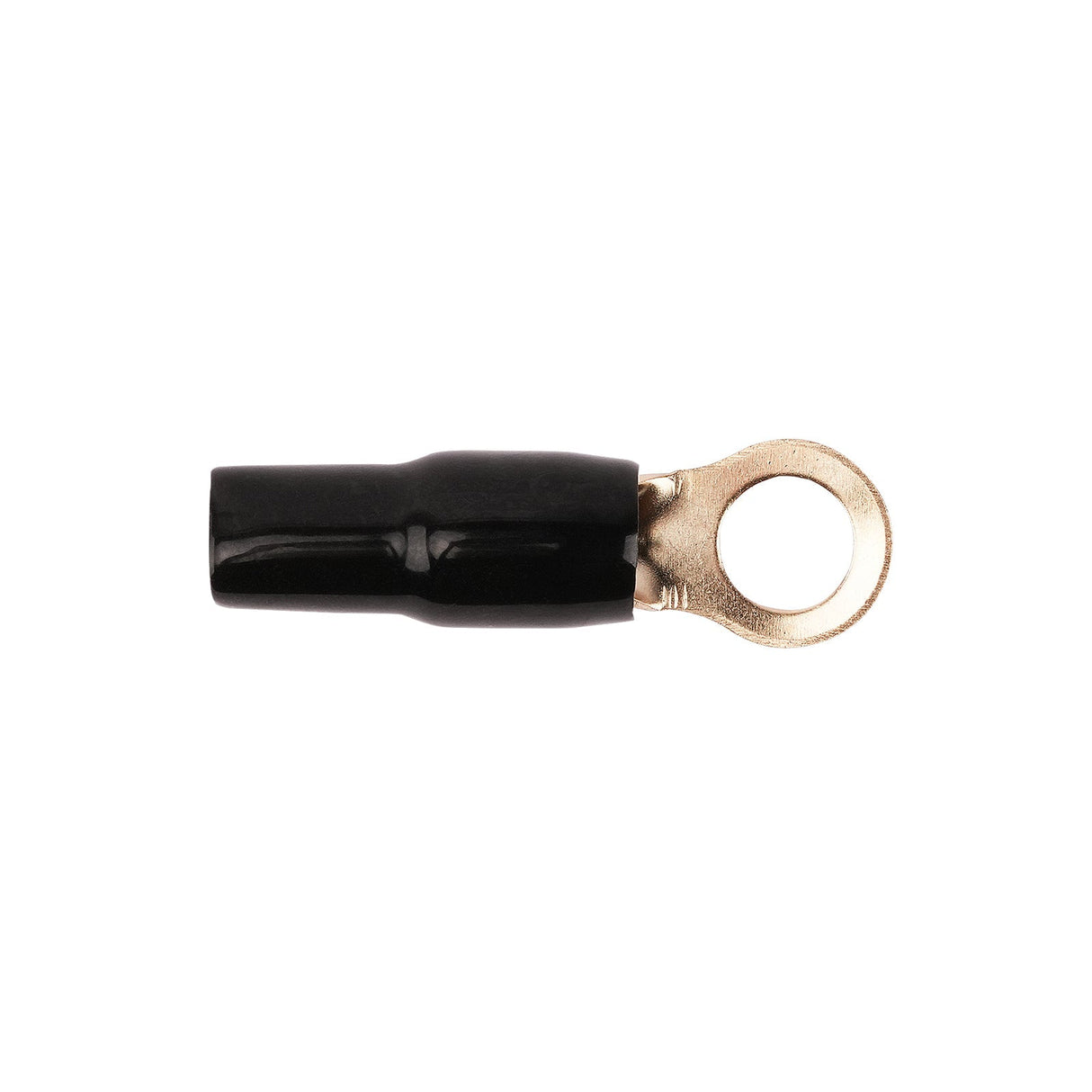 4AWG Gold Plated Ring Terminal, Black (PTRX-4BLK) Audiopipe