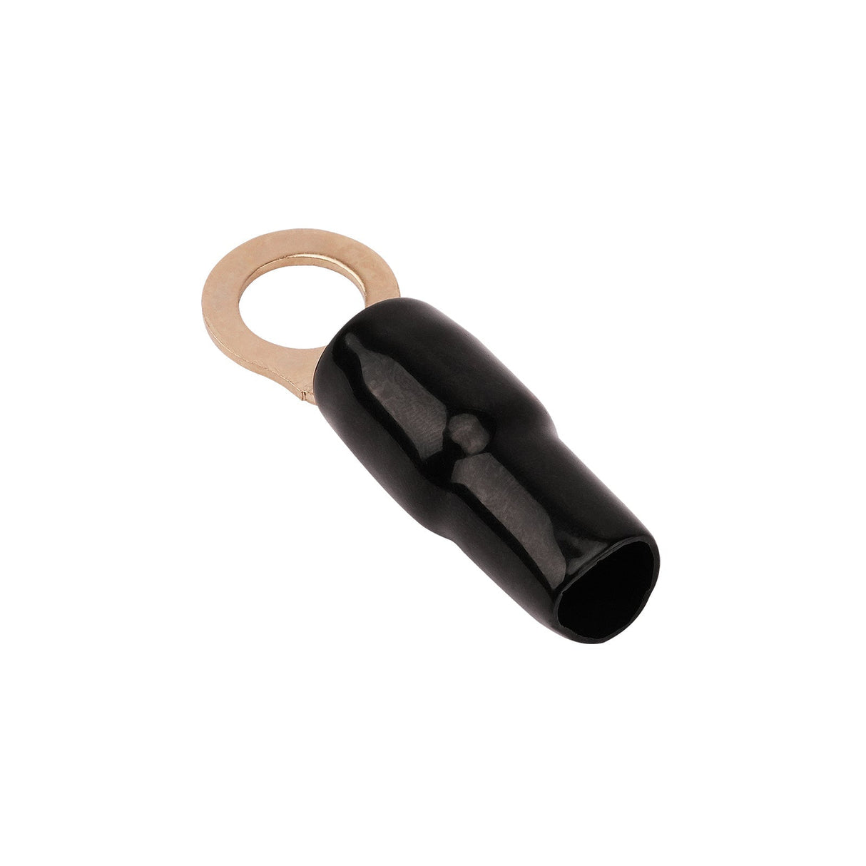 4AWG Gold Plated Ring Terminal, Black (PTRX-4BLK) Audiopipe