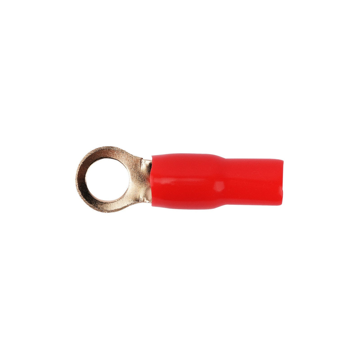 4AWG Gold Plated Ring Terminal, Red (PTRX-4RED) Audiopipe