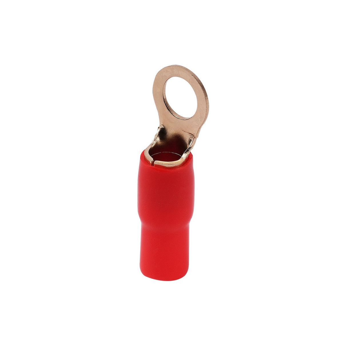 4AWG Gold Plated Ring Terminal, Red (PTRX-4RED) Audiopipe