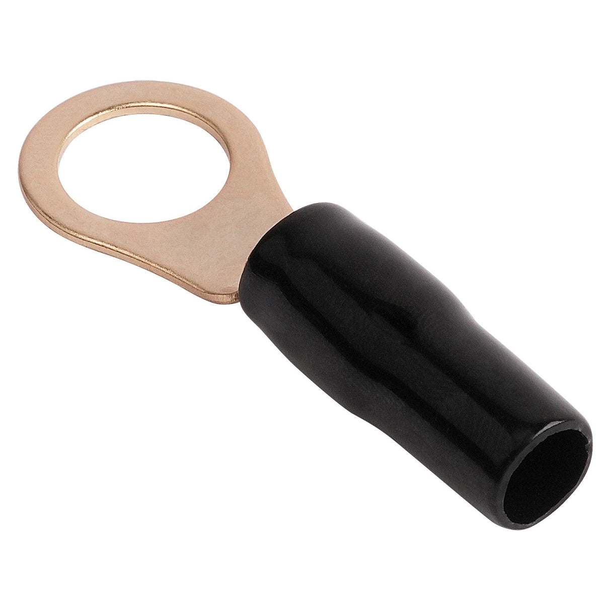 8AWG Gold Plated Ring Terminal, Black (PTRX-8BLK) Audiopipe