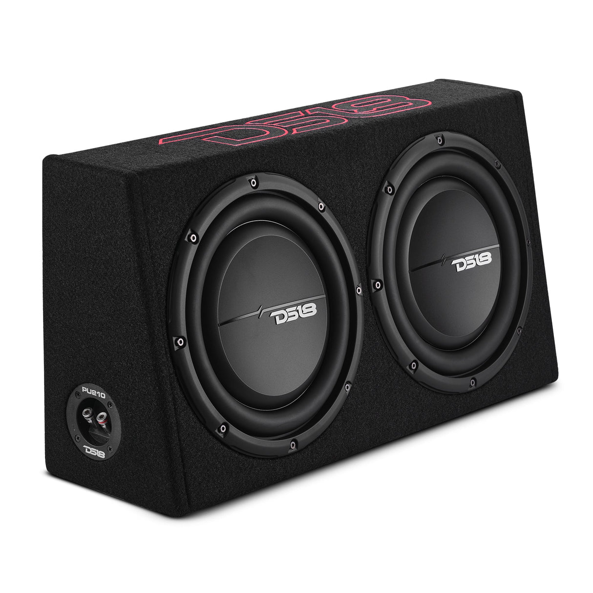 Loaded 10” Subwoofer + Passive Radiator Enclosure for Pickup Trucks