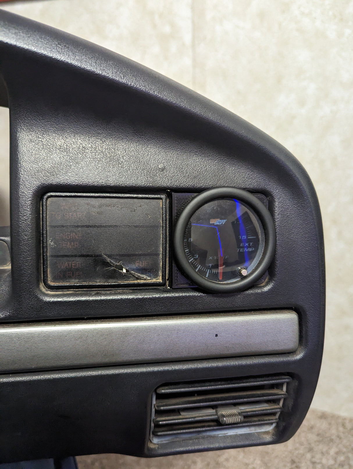 Diesels & Dirtbags OBS Ford Dash 52mm Gauge Bezel - 1992-1997 Ford F-Series Diesels and Dirtbags
