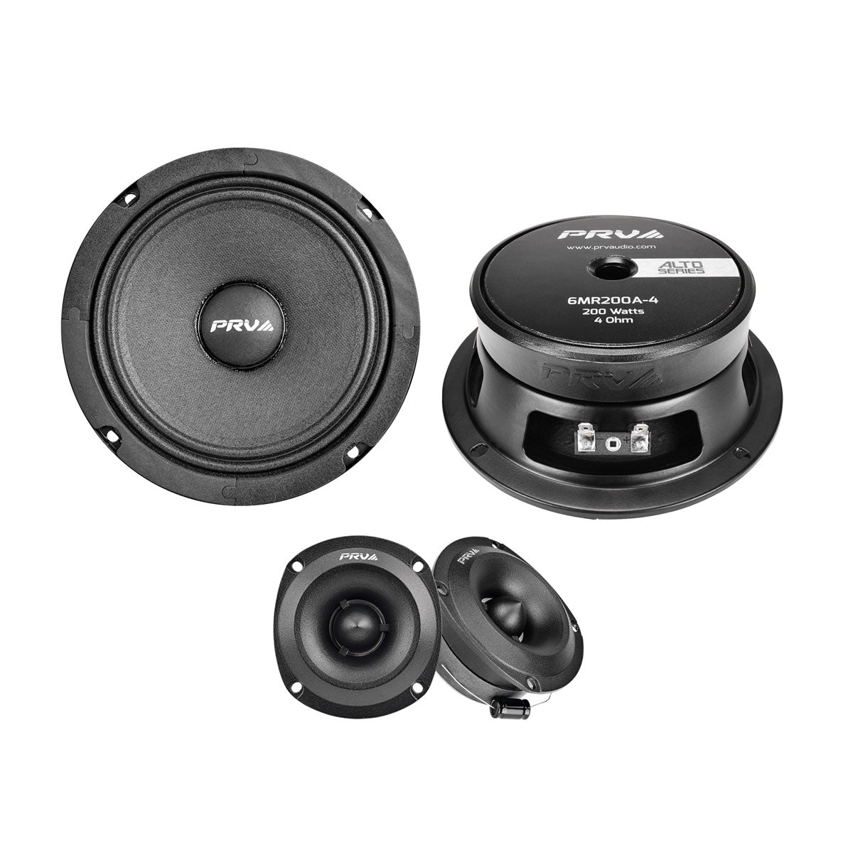 2x 6MR200A-4 + TW350Ti-4 SLIM (PAIR) PRV Audio