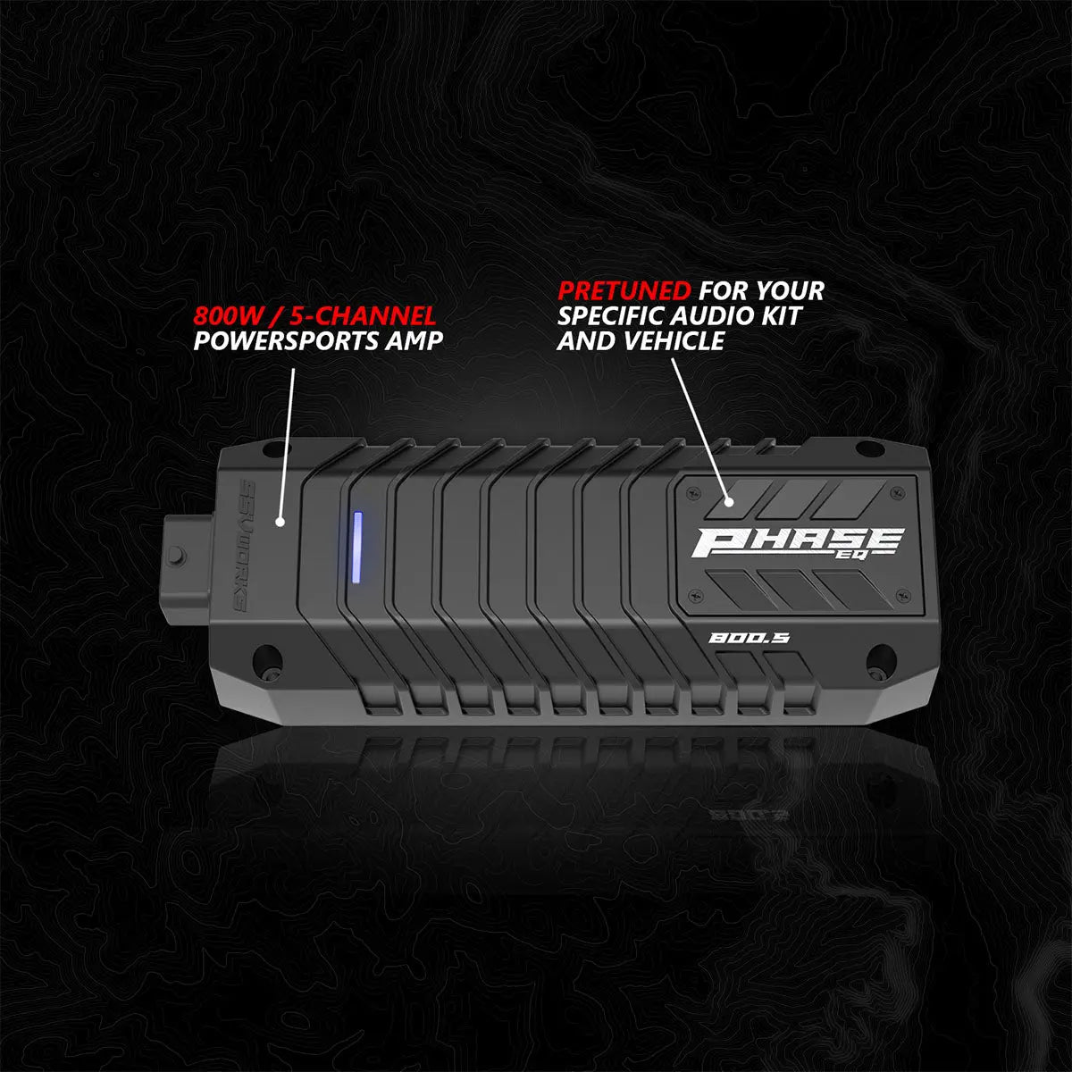 2024-2026 Can-Am® Maverick R, Phase-2 A-Spec 800watt 4-Speaker System SSV Works