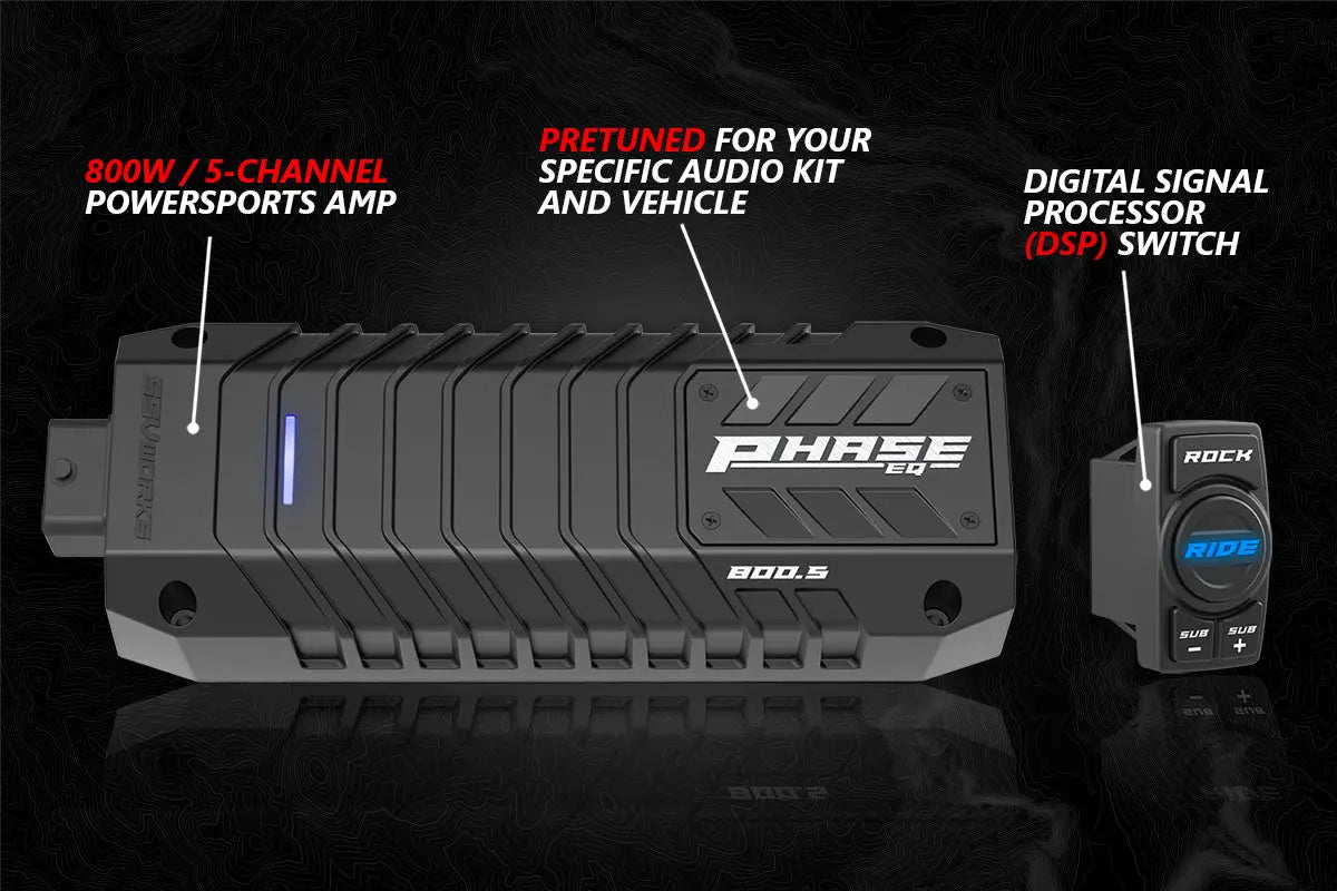2014-2023 Polaris RZR V-Spec 5-Speaker Plug-&-Play Kit for Ride Command SSV Works
