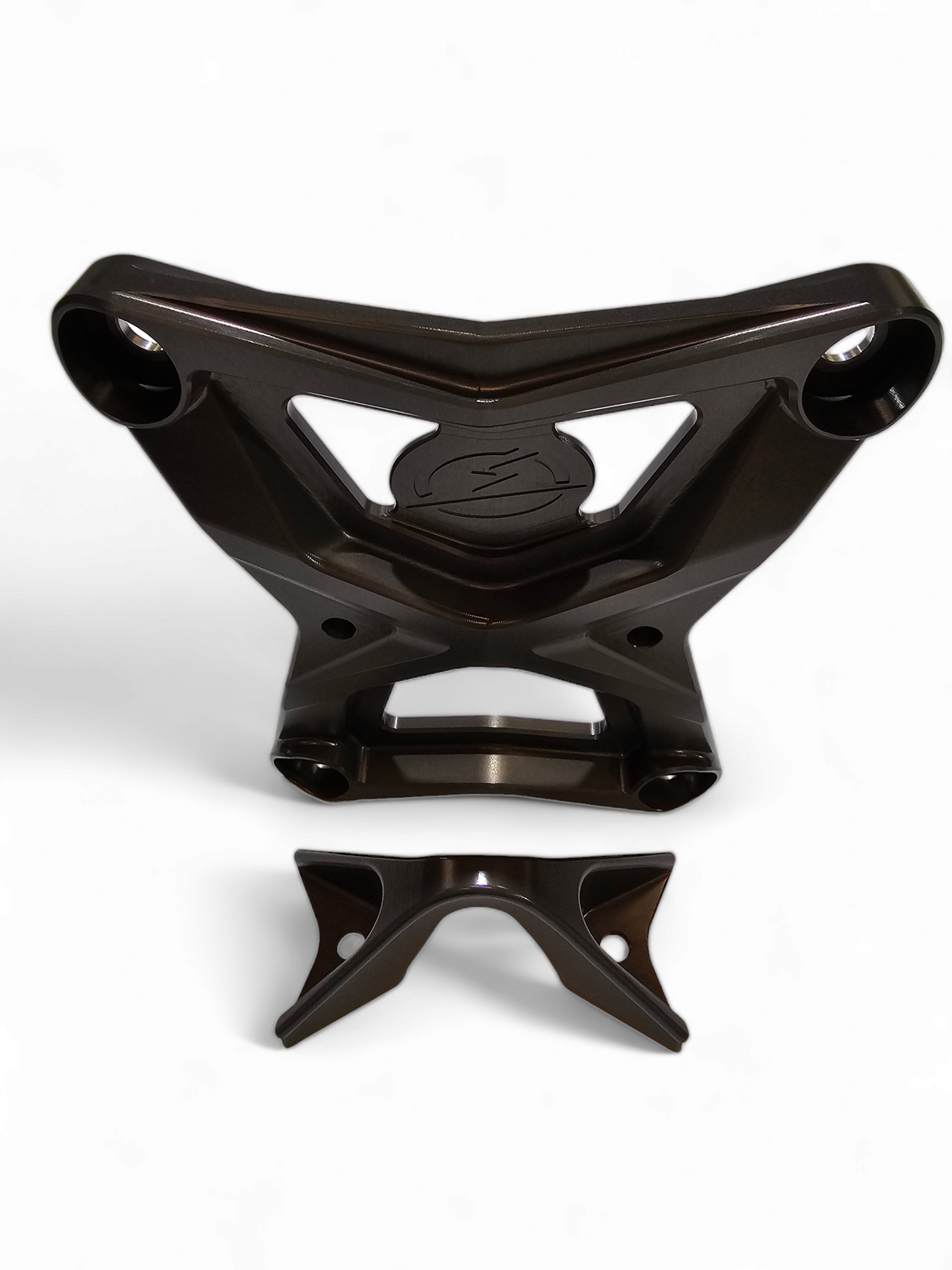 2020-2024 Polaris RZR Pro XP Radius Rod Plate with Tow Hook Gunmetal www.elektricoffroad.com