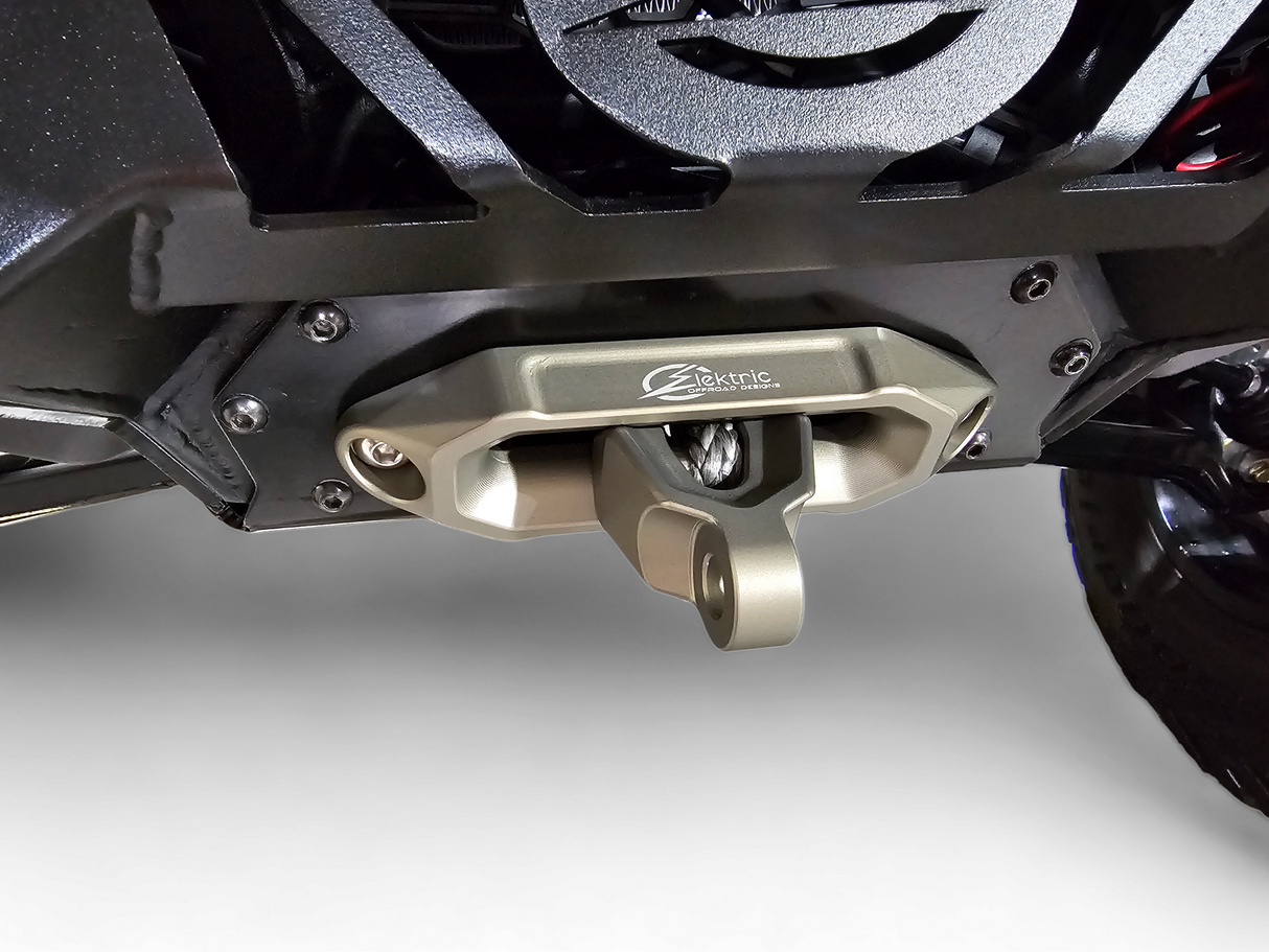 Elektric Offroad Designs UTV Winch Fairlead and Hook (Gunmetal) www.elektricoffroad.com