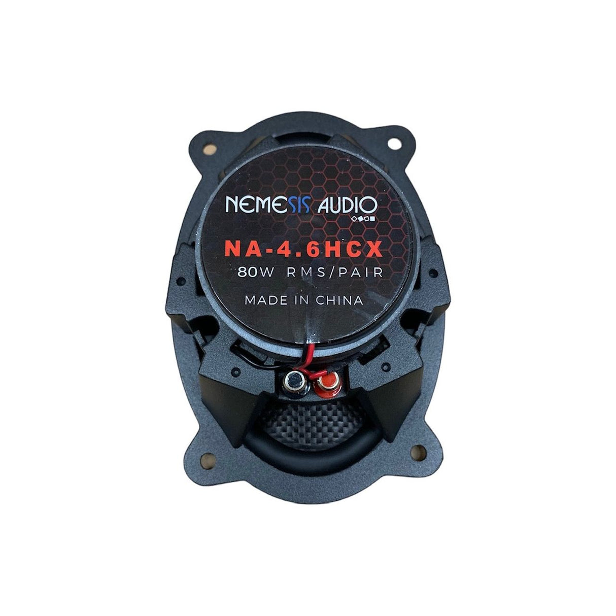 Nemesis Audio NA-4.6HCX 4X6" 80W 2-Way Coaxial Speakers 4-Ohm (Pair) Nemesis Audio