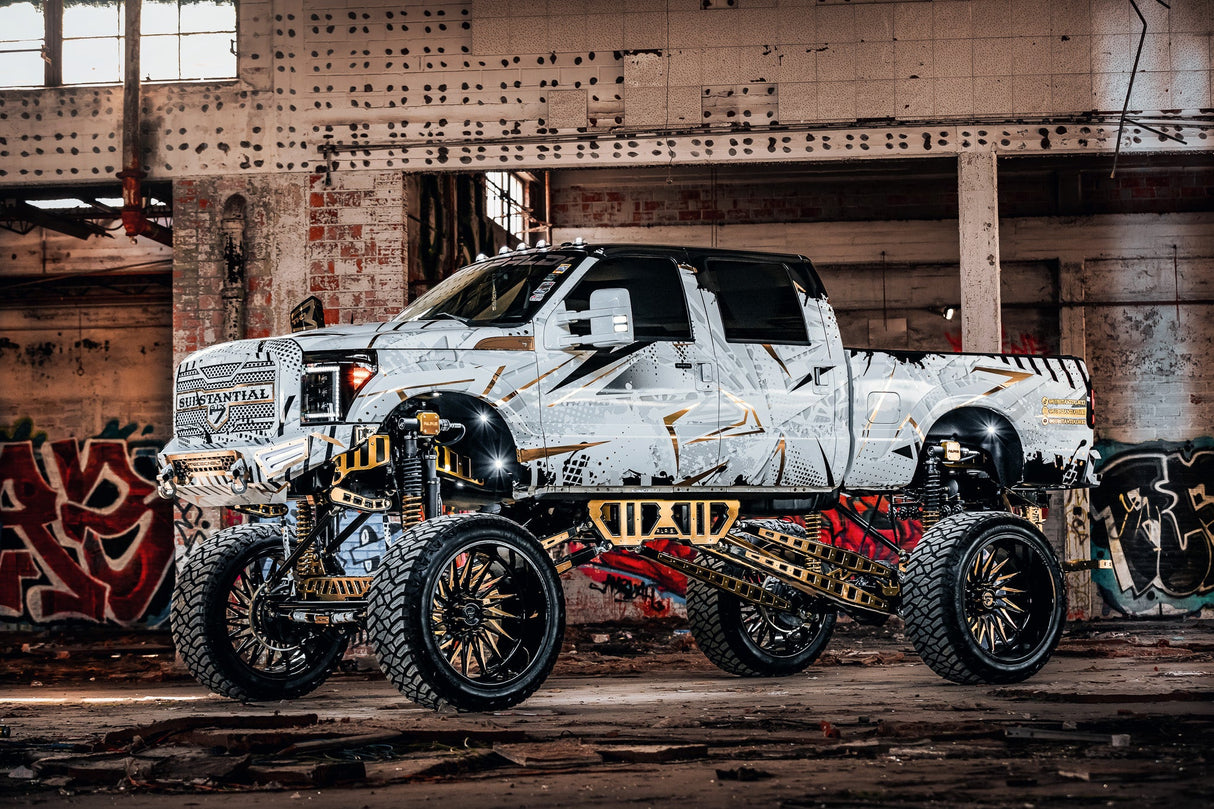 Ford Super Duty 18"-24" Front & Rear 4 Long Arm Lift Kit Papis