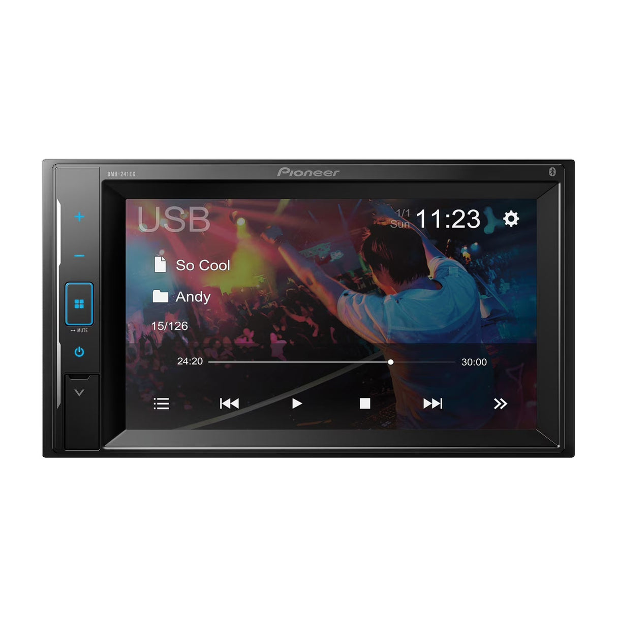 Pioneer DMH-241EX 6.2-Inch Mechless Bluetooth Multimedia Receiver Pioneer