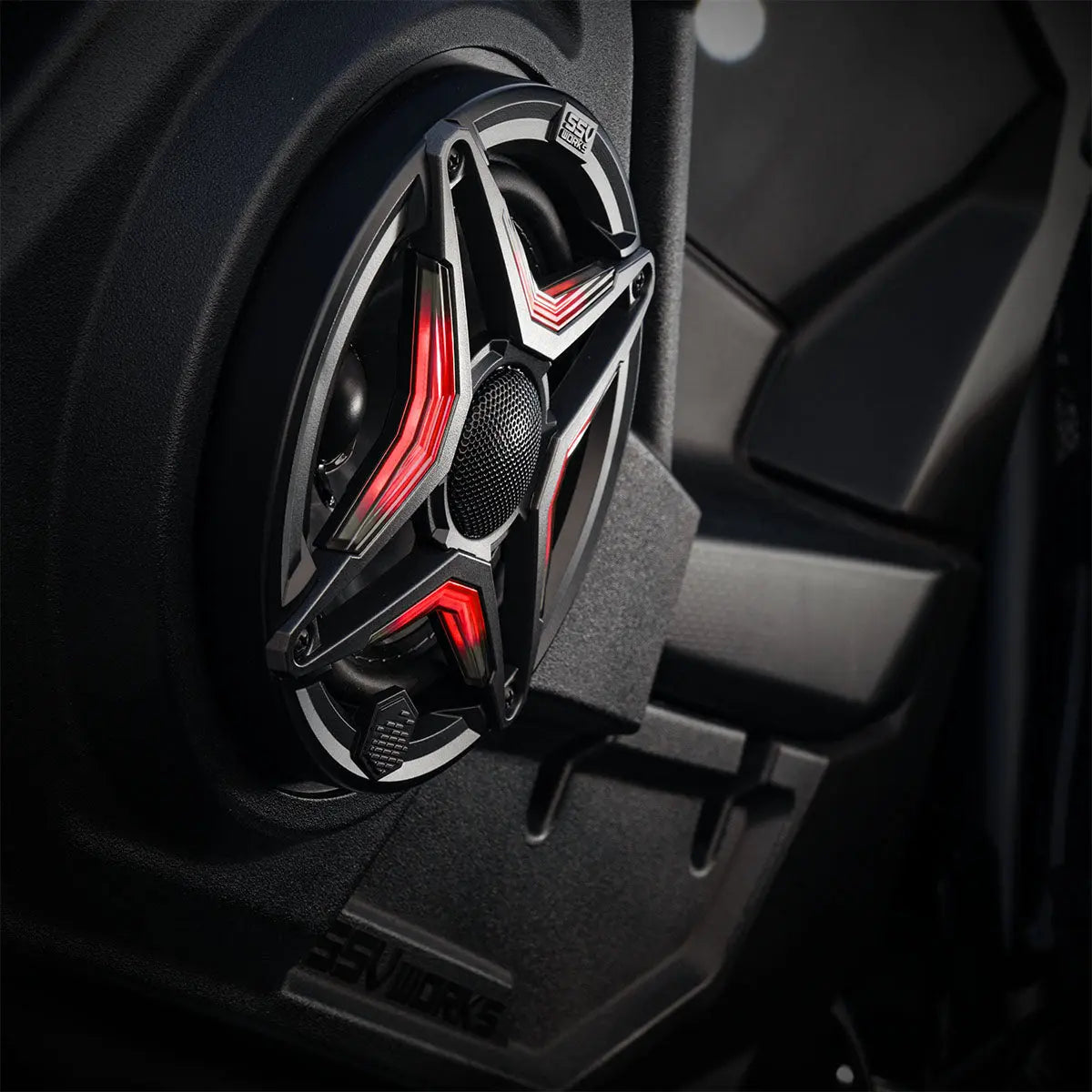 2025-2026 Polaris® RZR Pro R / Pro S / Pro XP Front Door 6.5" Speaker Pods w/Integrated Handle SSV Works