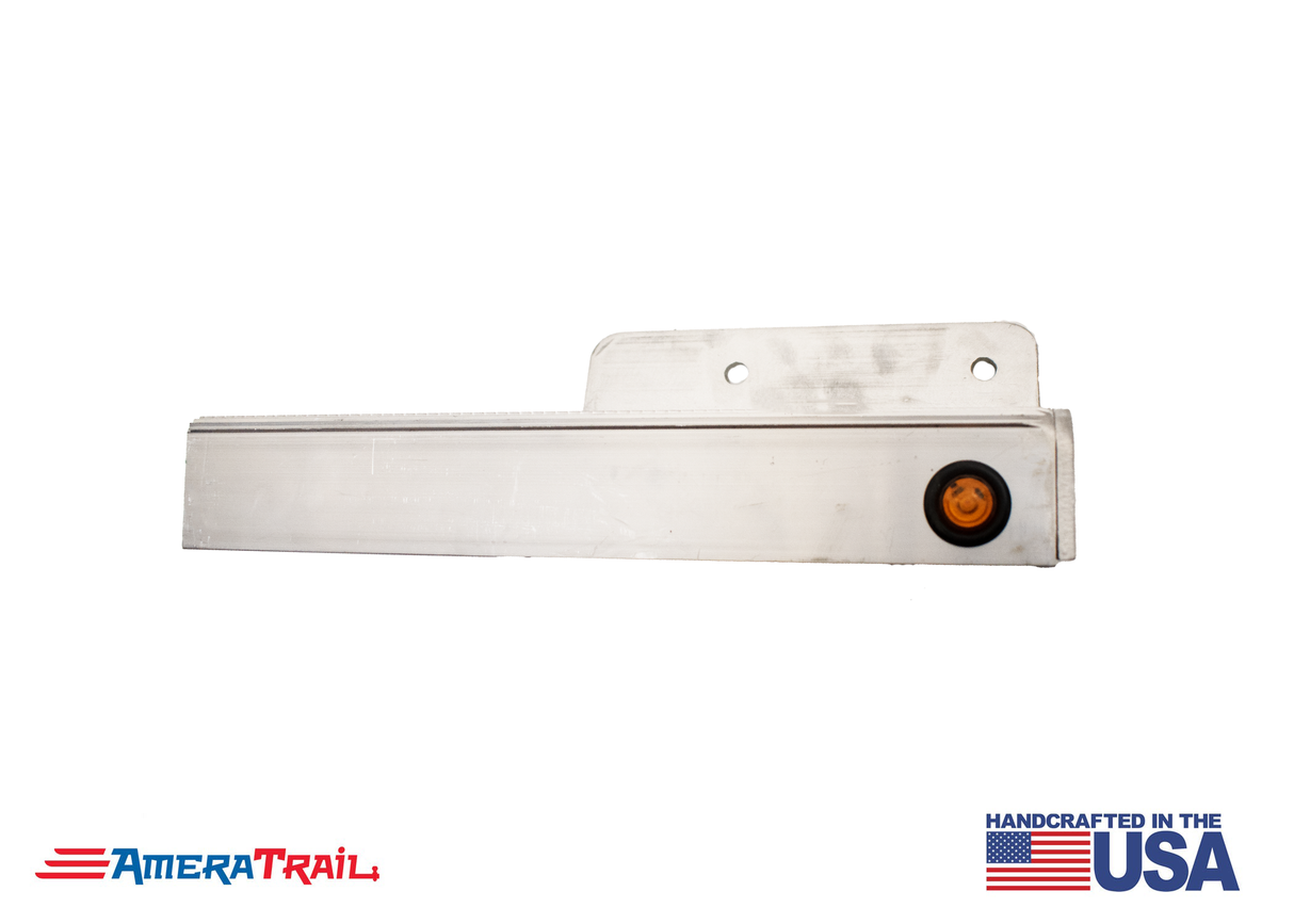 13" Channel Step, PORT SIDE FRONT w/ Fender Support & LED Marker Light - Includes SS Attaching Hardware"