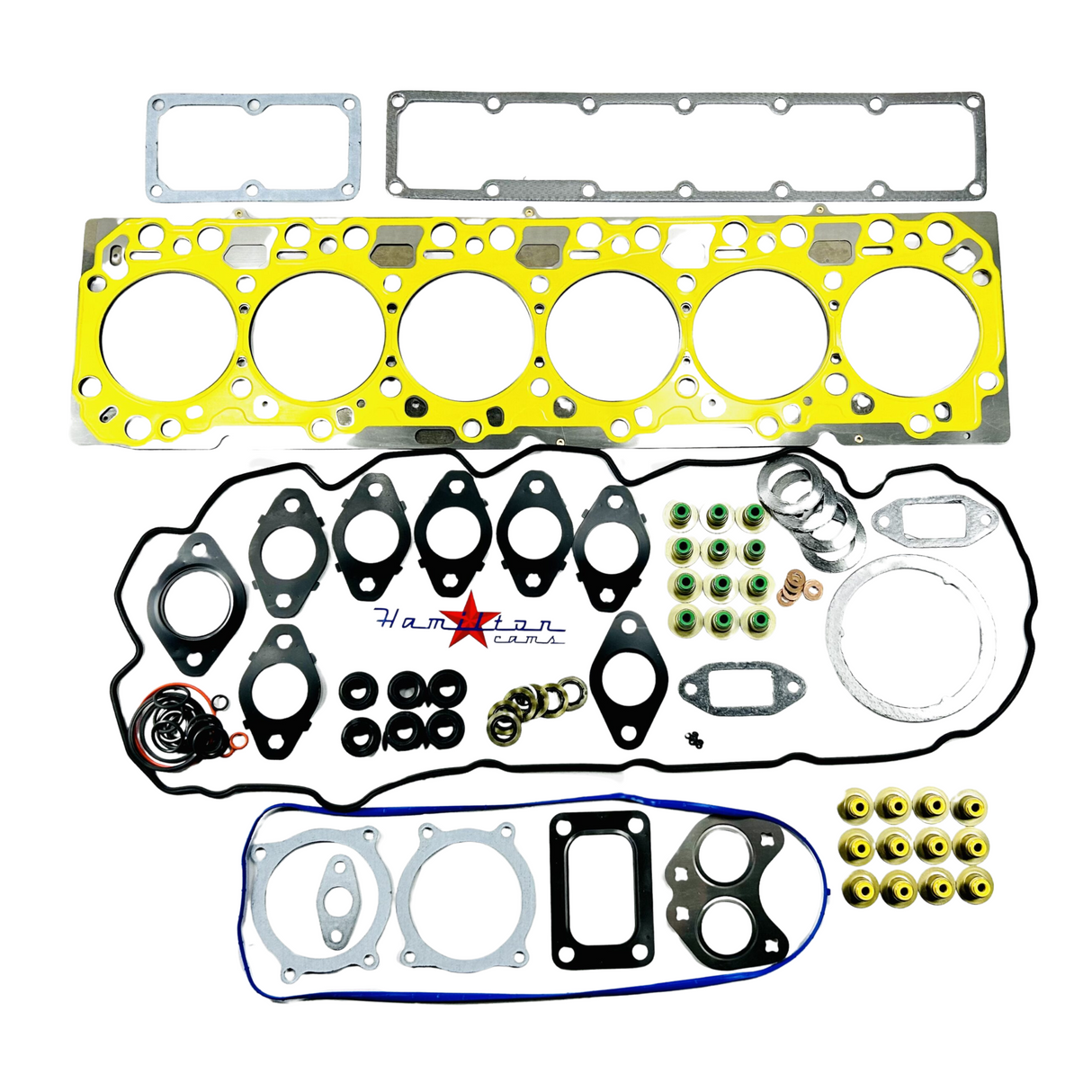 2007.5-2018 Cummins 6.7L Hamilton Cams Top End Gasket Kit (07-g-6.7TE)