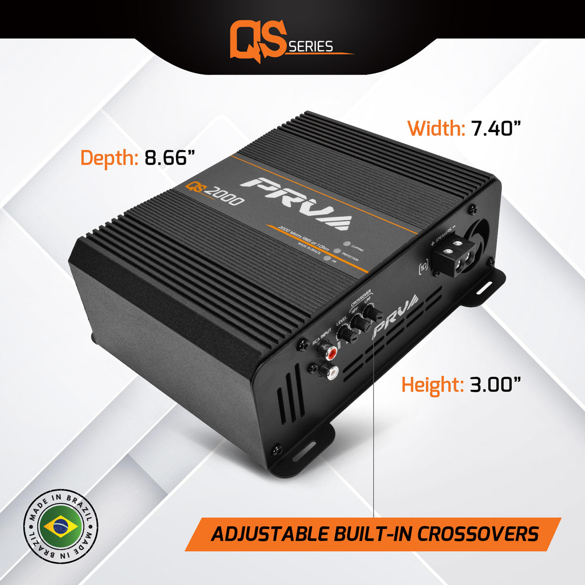 PRV AUDIO QS2000 MONOBLOCK FULL RANGE AMPLIFIER