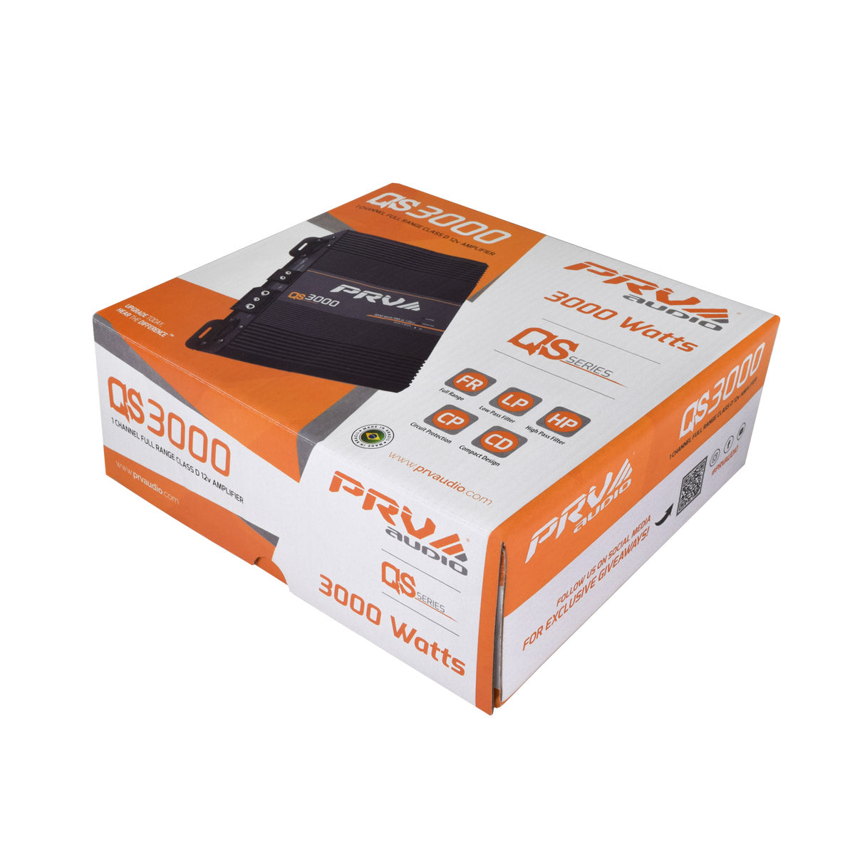 PRV QS3000 2 Ohm Amplifier PRV Audio