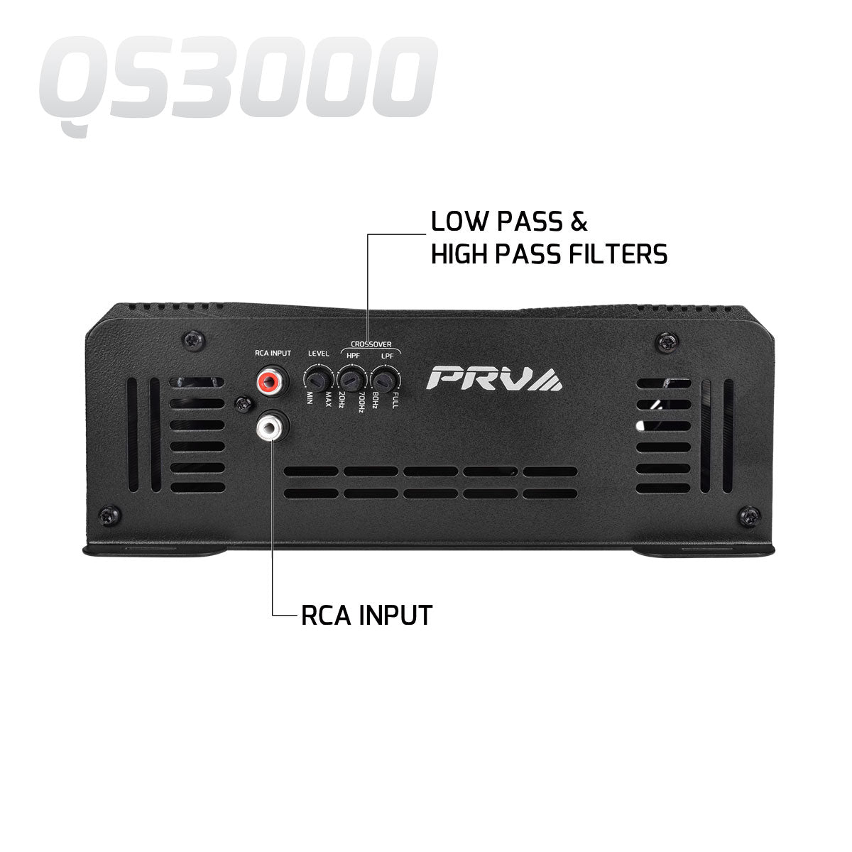 PRV QS3000 1 Ohm Amplifier PRV Audio