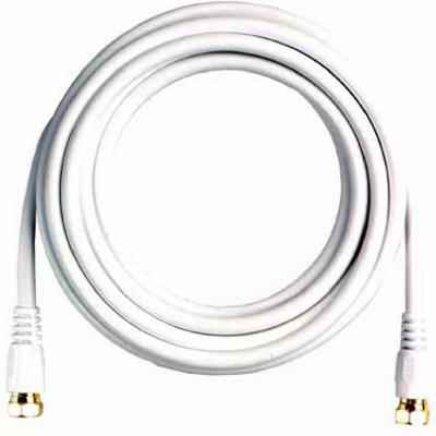 RCA Coax RG6 White Cable 3 Ft TekShack