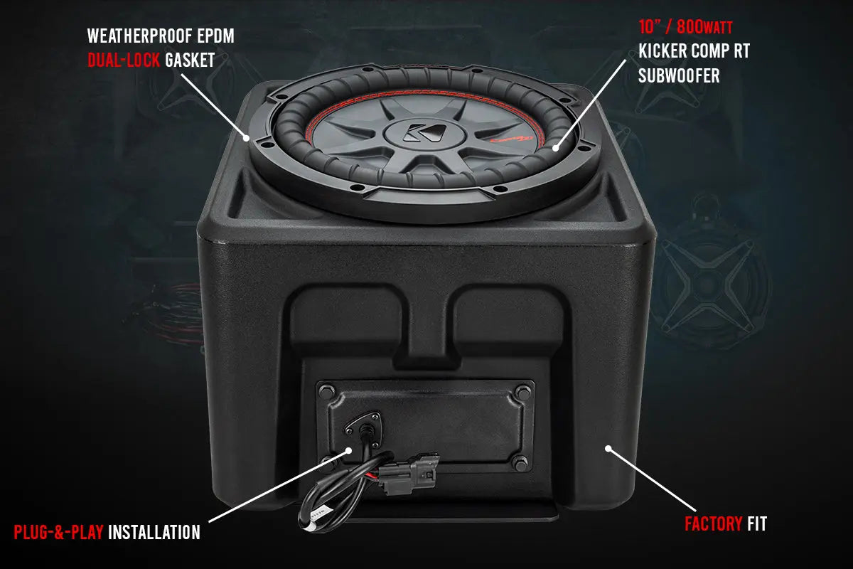 2018-2025 Polaris Ranger XP1000 Underseat 10" Subwoofer SSV Works