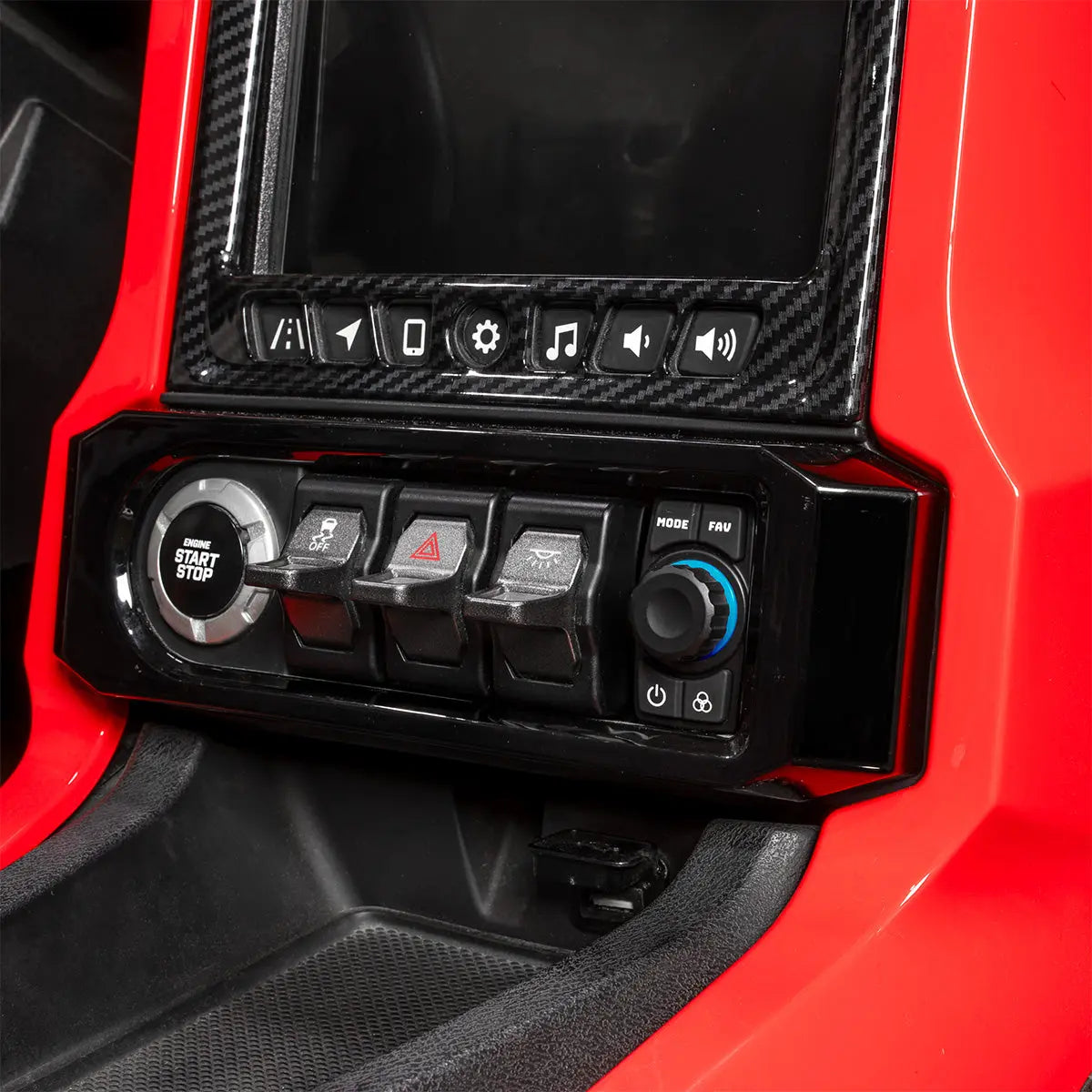 2018-2025 Polaris® Slingshot Phase-6 K-Spec 1400watt 5-Speaker Audio-System for Ride Command SSV Works