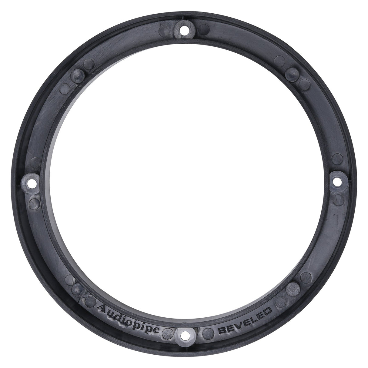6-1/2” Beveled Speaker Spacer Ring (RING-PVC-BVL-6) Audiopipe
