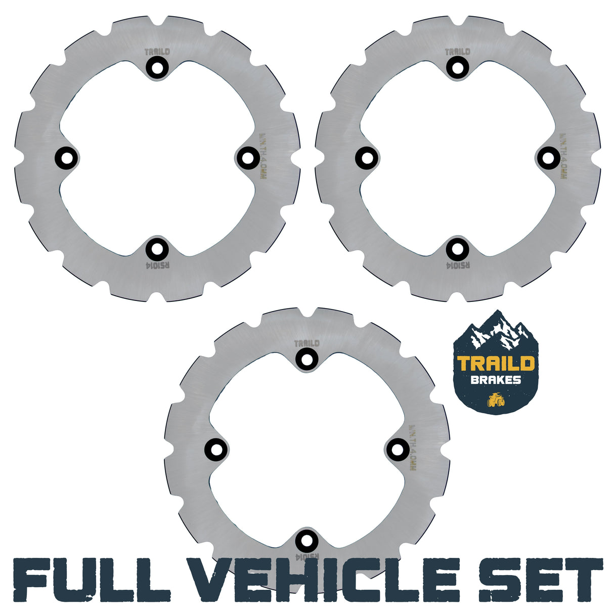 Can-Am Renegade 1000/850/650/570 2020-2026 Ridge Rider Disc Brake Rotor Kit Traild