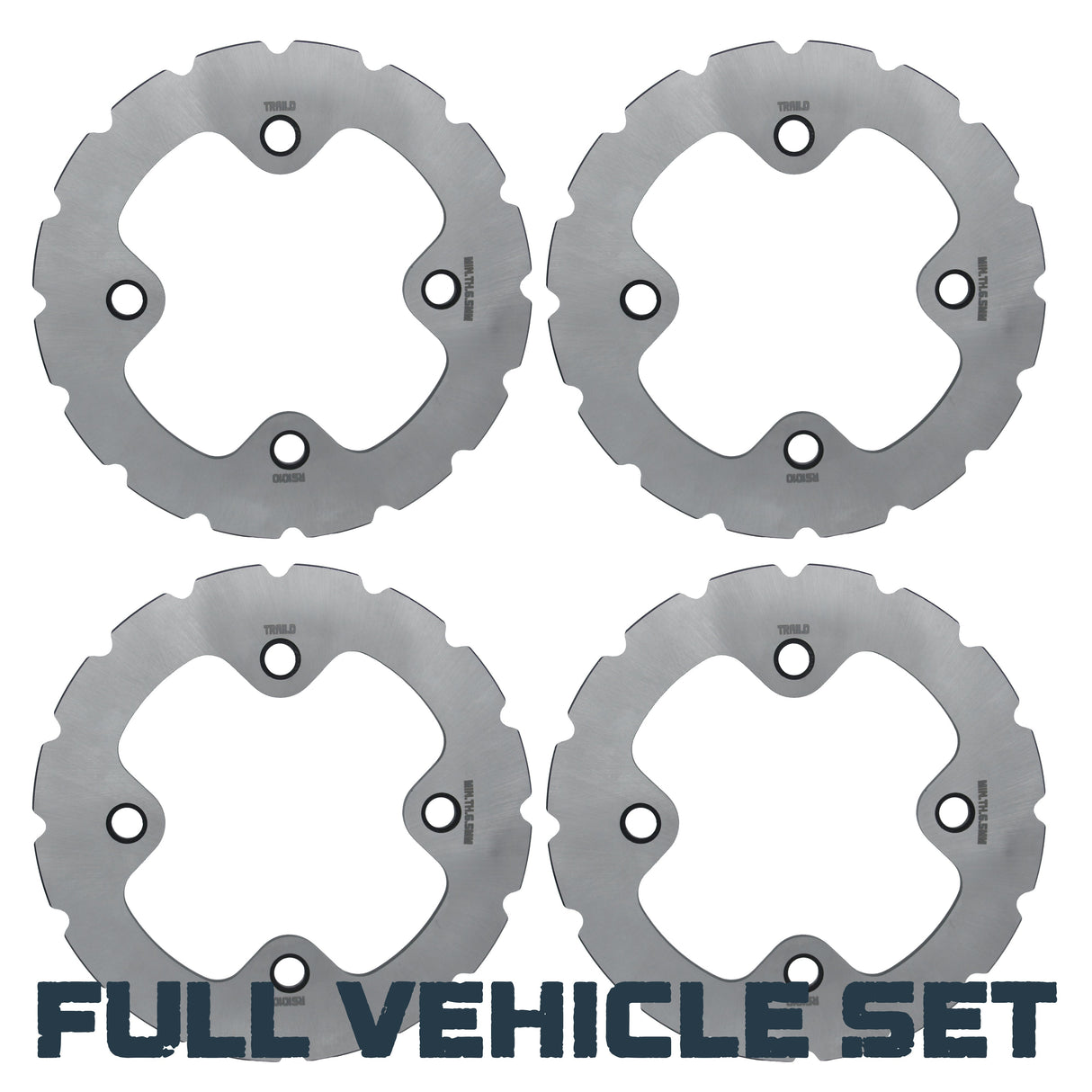 Polaris RZR XP TURBO/XP 4 TURBO/PRO XP/PRO XP 4/Turbo S 2016-2026 Ridge Rider Disc Brake Rotors Traild