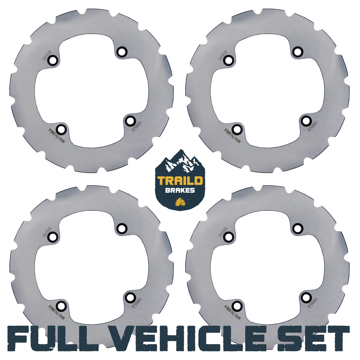Honda Talon 1000R/1000X/1000X-4 2019-2026 Ridge Rider Disc Brake Rotor Kit Traild