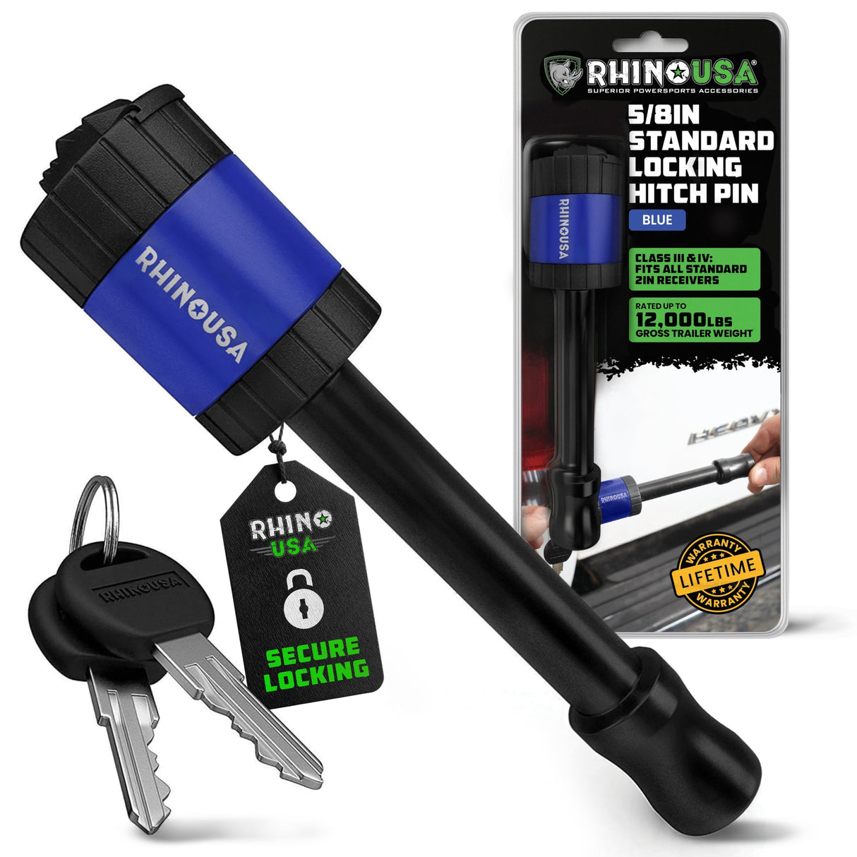 2" Locking Trailer Hitch Pin