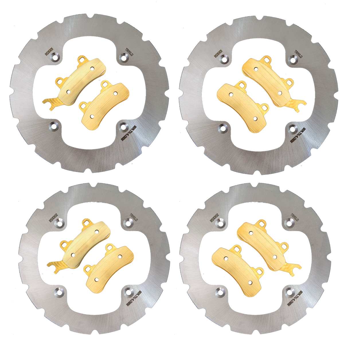 Can-Am Defender MAX 6-Seater/PRO/6x6 HD10/HD9/HD8/HD7 2016-2026 Ridge Rider Rotor and Pad Kit Traild