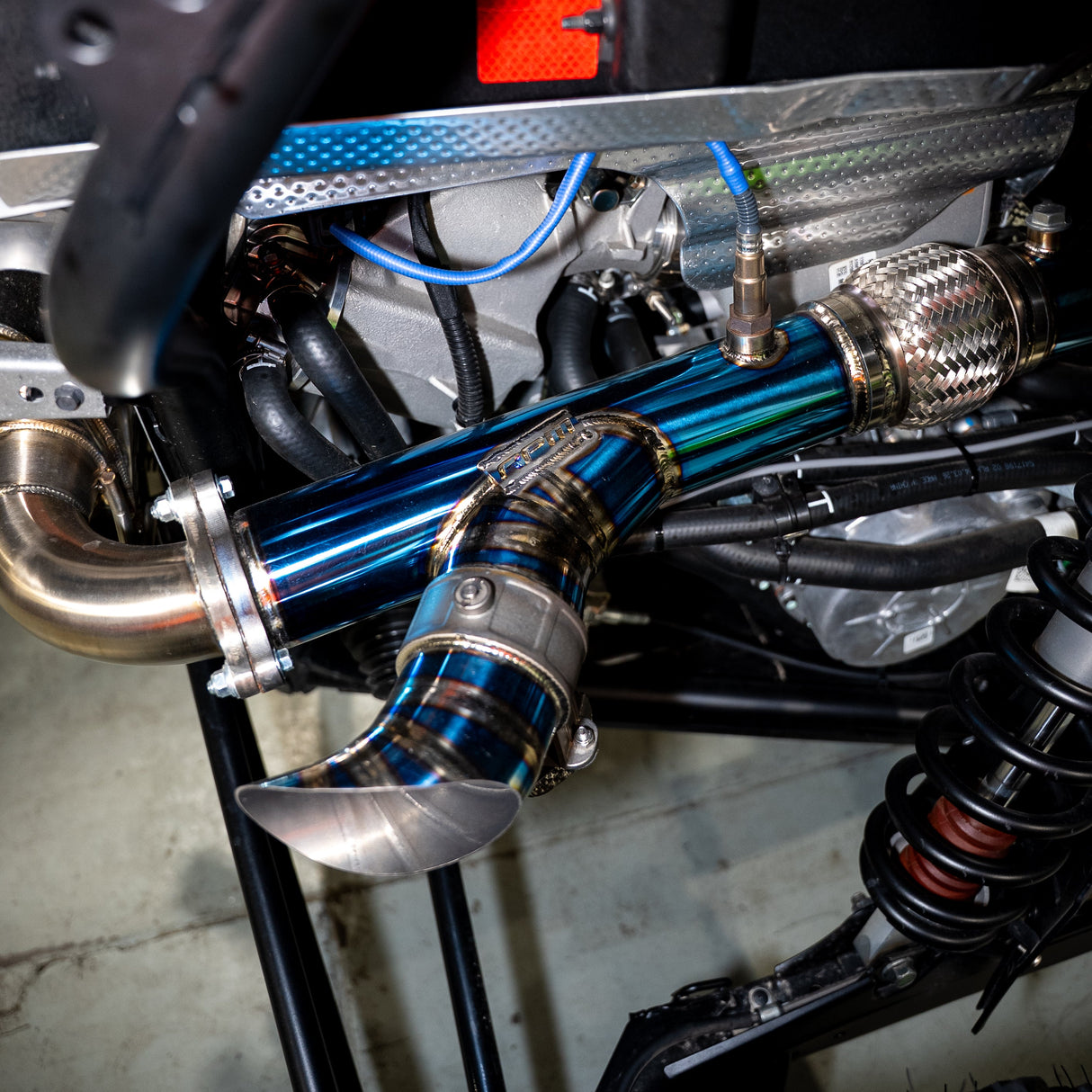 RPM Polaris RZR TITANIUM E-Valve 3" Electronic Dump Valve Exhaust - XPT, Pro XP, Pro S, Turbo R, Turbo S