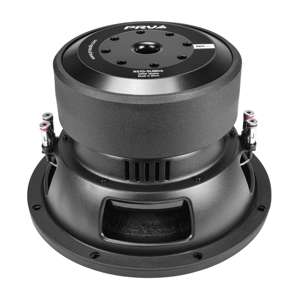 RS10-SUBD4 PRV 10” Car Subwoofer Dual 4 Ohm 1000 Watts PRV