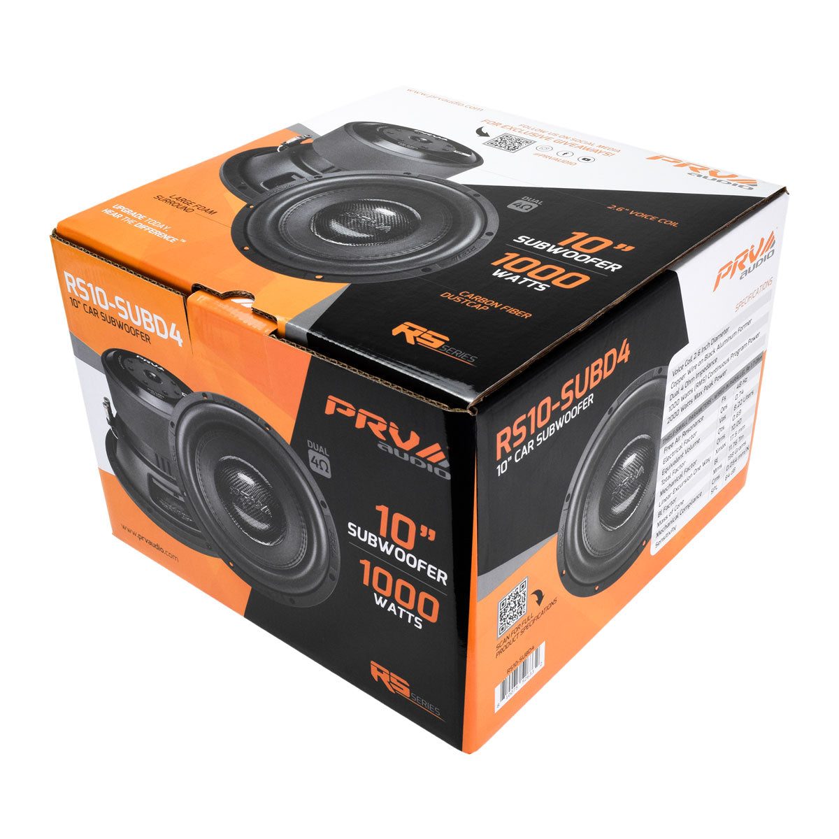 PRV RS10-SUBD4 Subwoofer PRV Audio