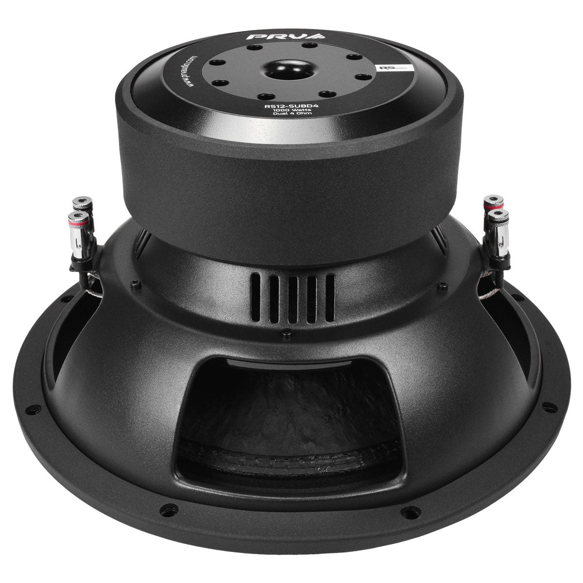 RS12-SUBD4 PRV 12” Car Subwoofer Dual 4 Ohm 1000 Watts PRV