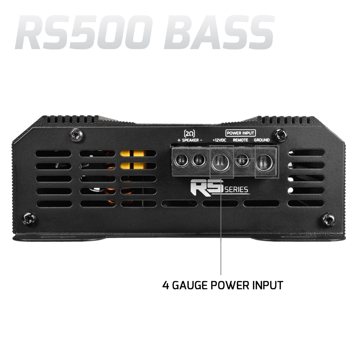 PRV Audio RS500 BASS Monoblock Car Amplifier 500 Watts 2 Ohm
