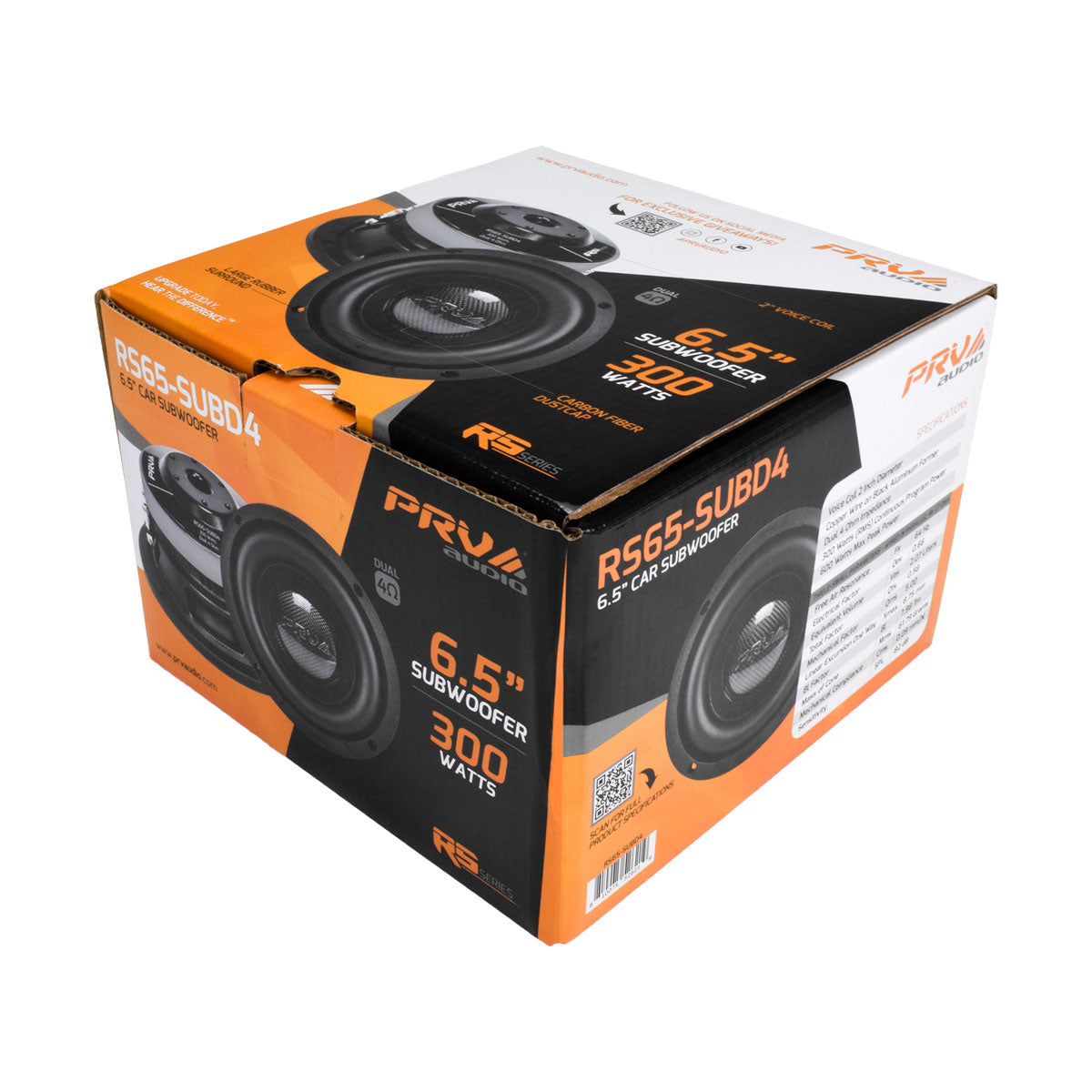 PRV Audio RS65-SUBD4 6.5" Car Subwoofer 300 Watts RMS