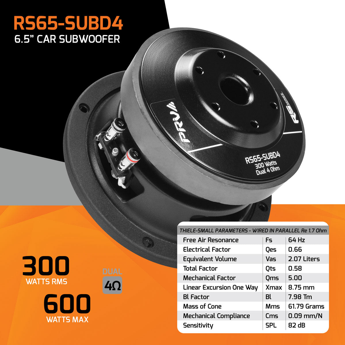 PRV RS65-SUBD4 Subwoofer PRV Audio