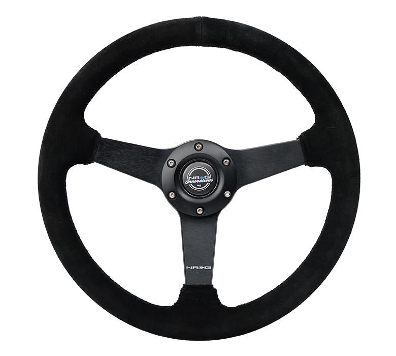 NRG Innovations 350MM Flat Steering Wheel Suede