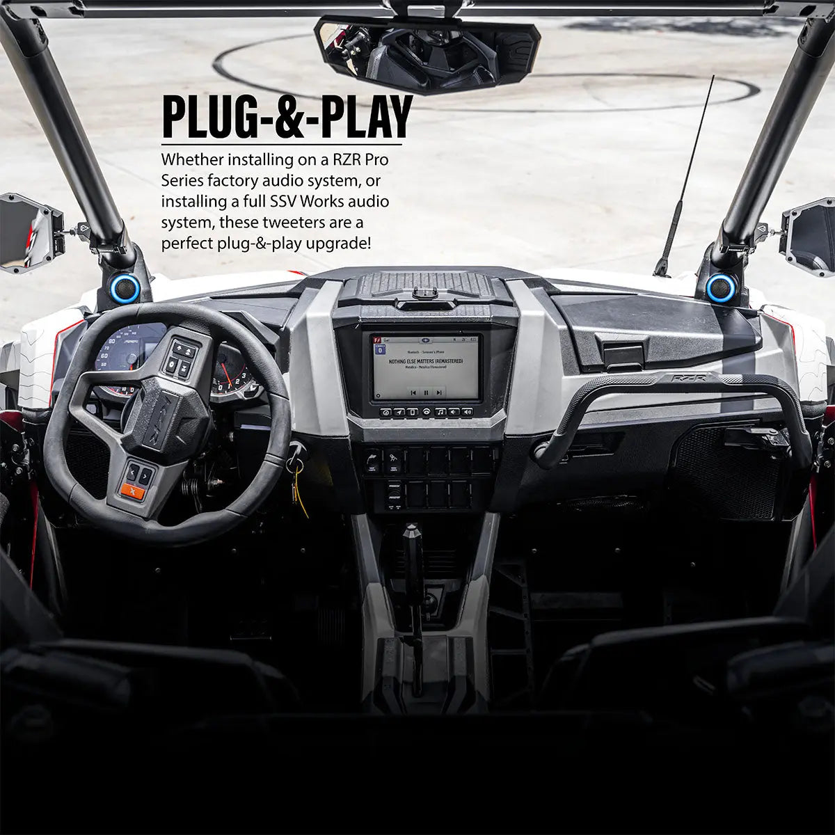 2020-2024 Polaris® RZR Pro R, Pro XP and Turbo R Tweeter Upgrade SSV Works
