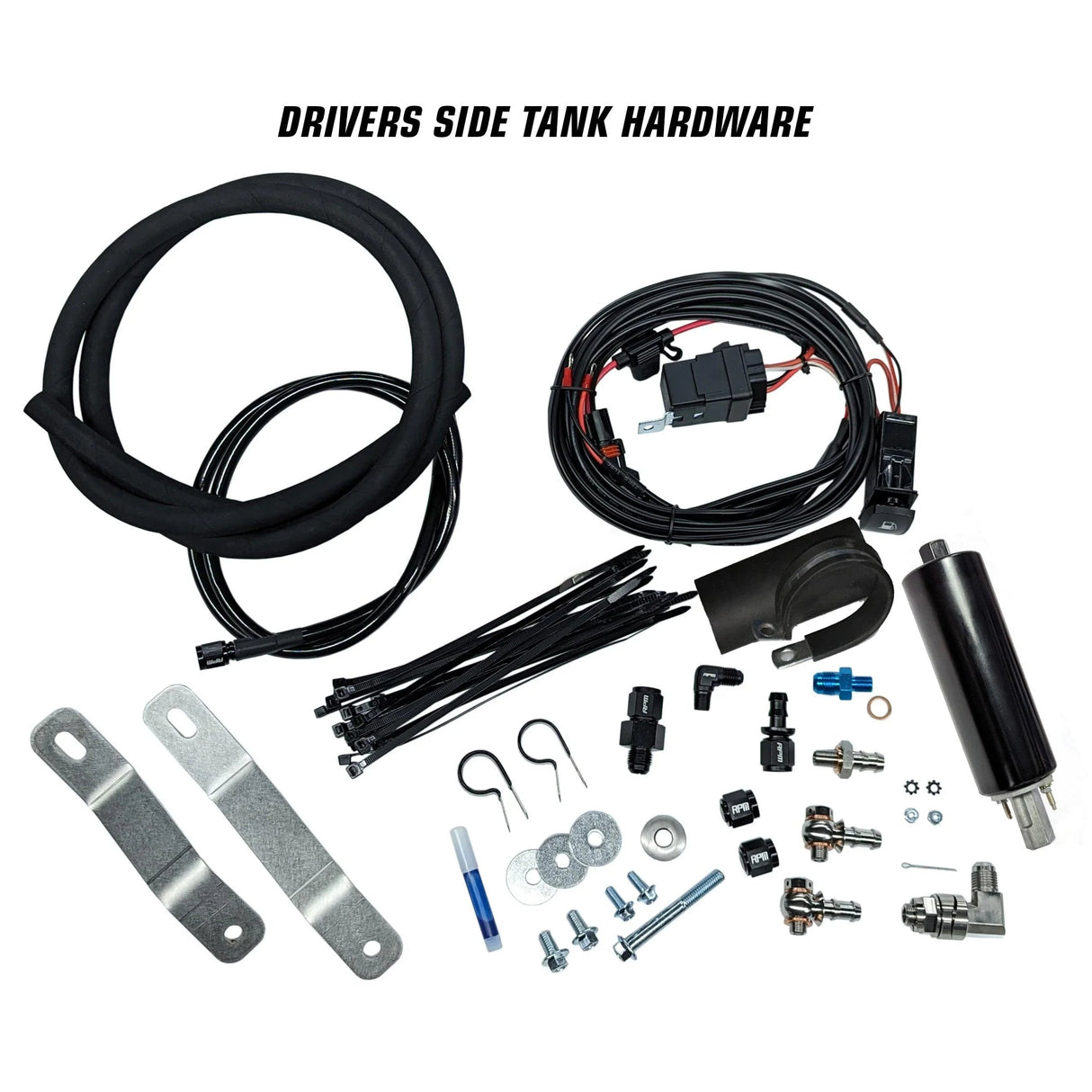 RPM RZR Auxiliary Fuel Tank - 4 Seat XPT / XP1000 / Turbo S 4.5G Auxiliary Fuel Gas Tank Kit