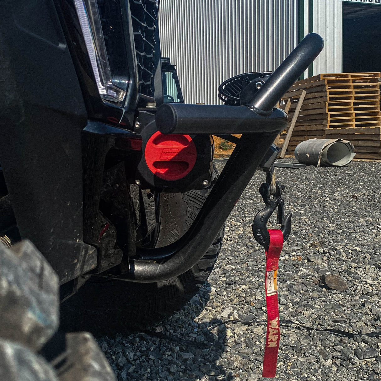 Polaris RZR Turbo S Front Winch Sport Bumper
