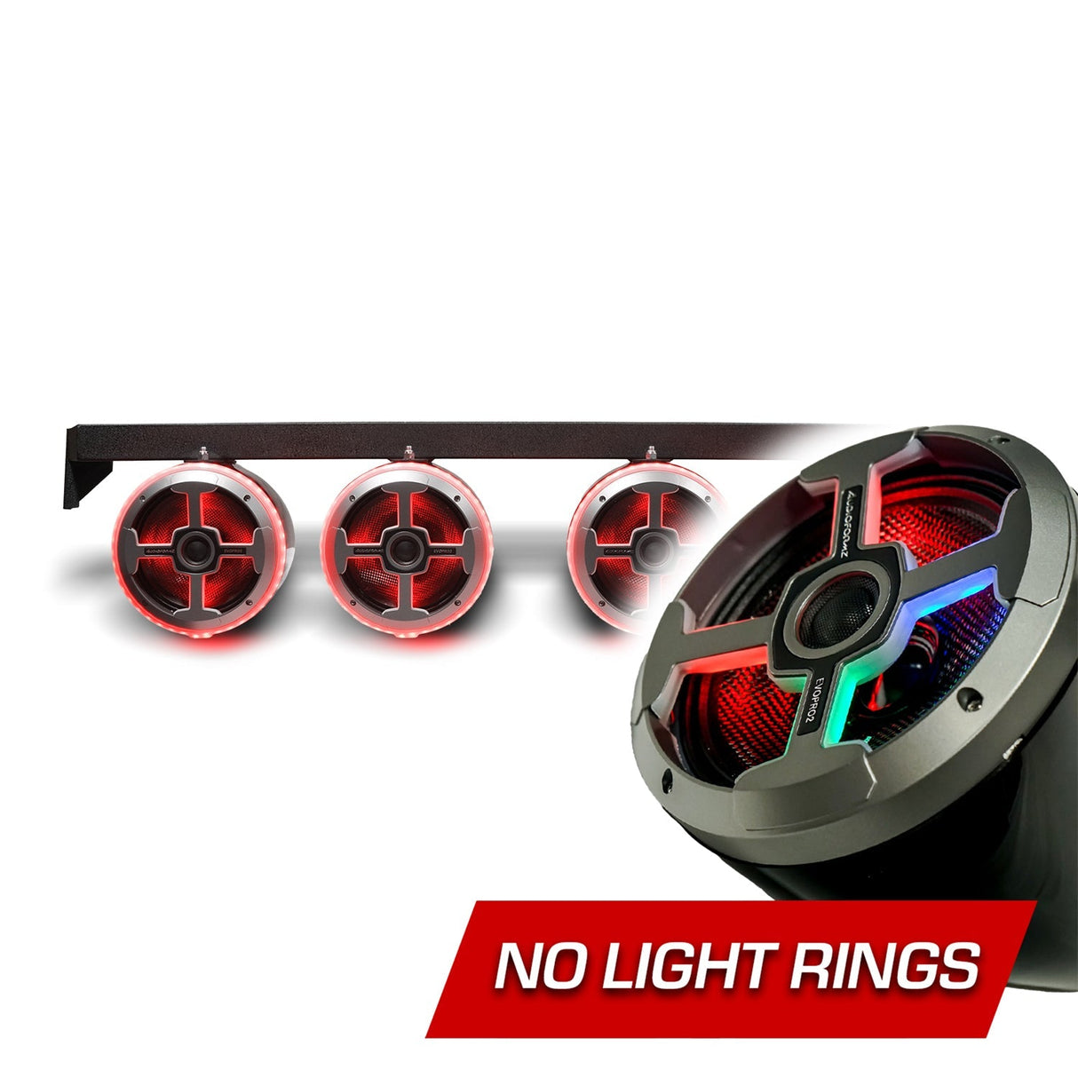 AudioFormz Polaris Ranger XP 1000 Tower Speaker Bar Polaris
