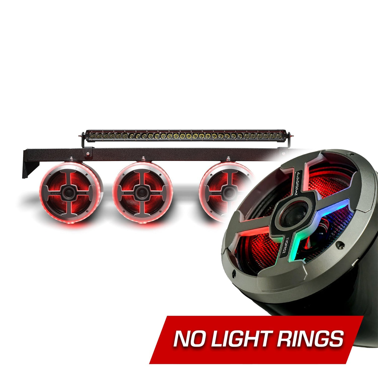 AudioFormz Polaris Ranger XP 1000 Tower Speaker Bar Polaris