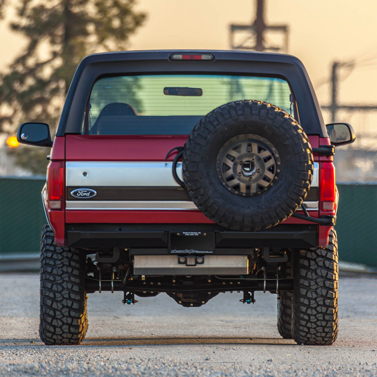 Desolate Motorsports Bronco Plate Rear Bumper - 1980-1996 Ford Bronco Desolate Motorsports