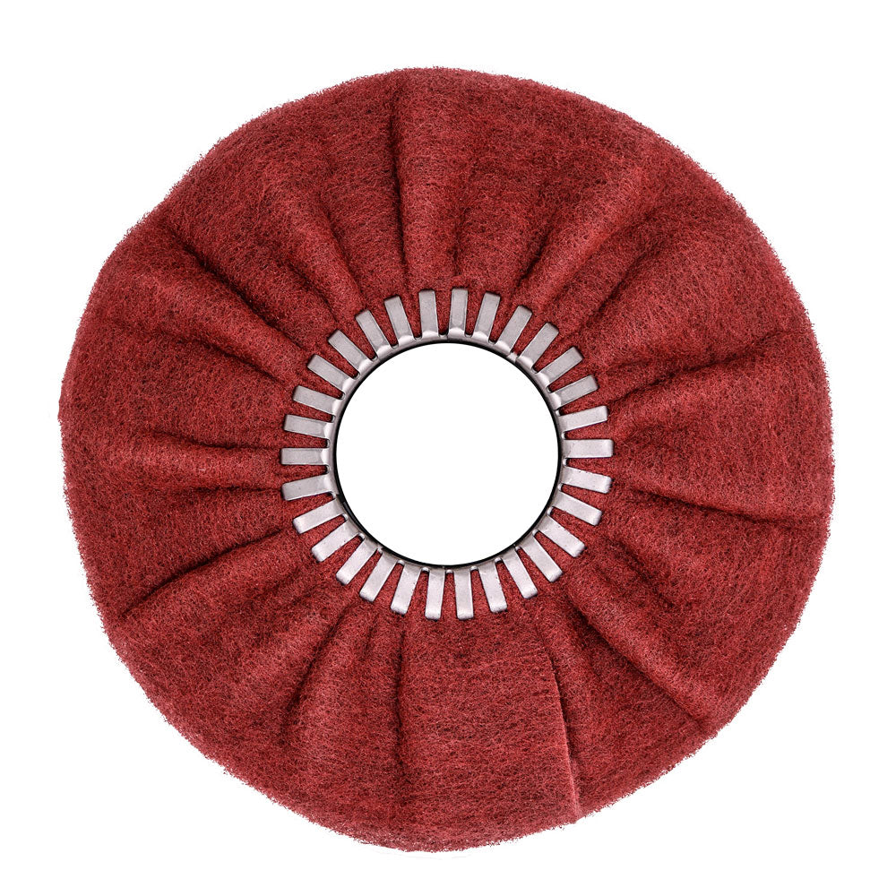 Case Pack Satin Airway Buffing Wheel for Angle Grinders - Bulk Deal - (5/Pack)