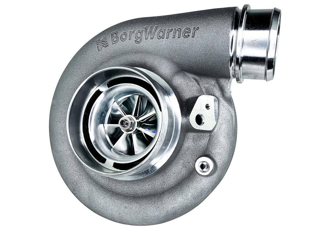 Borg Warner S200SX Turbo 4" Inlet - 55.8mm / 70mm / 1.27 A/R Twin Volute T4 Bolt Pattern T3 Opening 70mm Turbine
