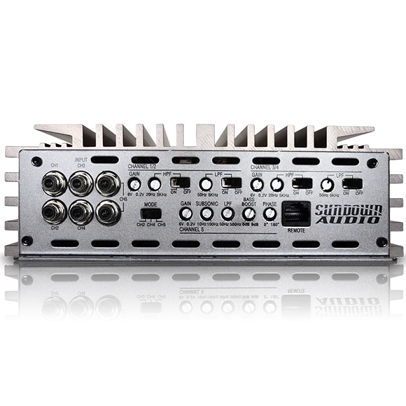 Sundown Audio SALT-1700.5 2200W RMS Class D 5-Channel Amplifier Made In Korea Sundown Audio
